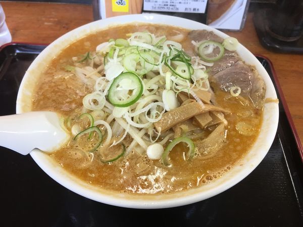 「味噌ラーメン大盛り」@北海とんこつらーめん 純輝 神栖店の写真