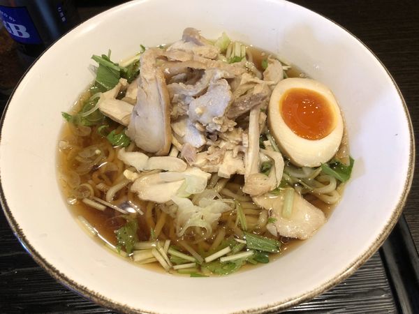 「【夏期限定】冷やし肉そば（780円）」@龍のひげの写真