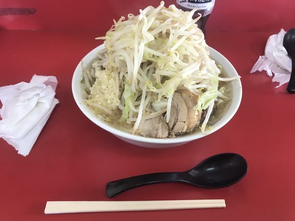 「小ラーメン 320g ヤサイニンニク」@ラーメン二郎 茨城守谷店の写真