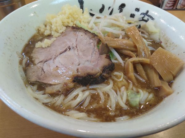「らーめん中盛り」@創作らーめん 小川流 二本松店の写真