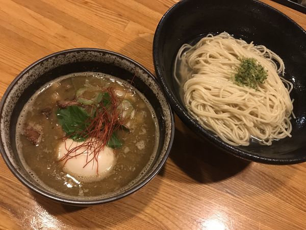 「小海老と鰯のつけそば」@麺屋 ひな多の写真