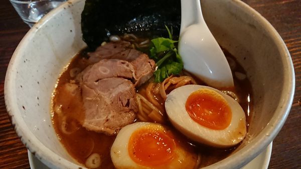 「上正油そば」@秋刀魚中華そば 生粋の写真