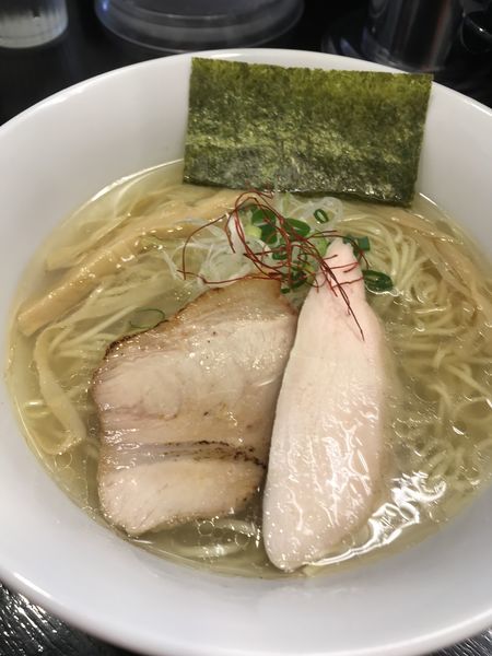 「鶏そば（塩）750円」@つけ麺 凌駕の写真