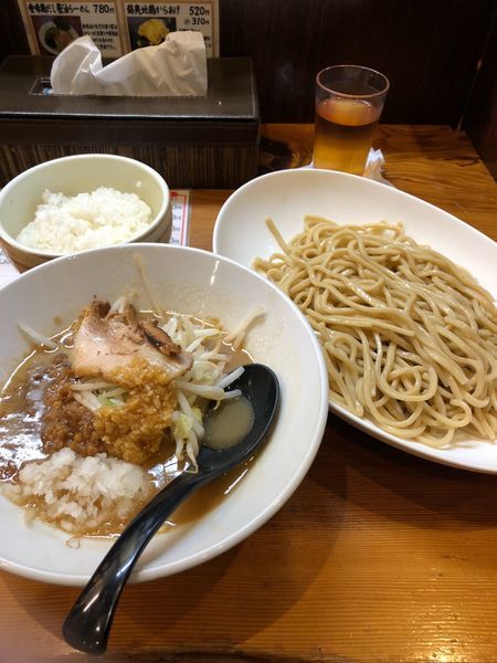 「G郎つけ麺＋ライス小」@三代目麺処 「まるは」極 船橋店の写真