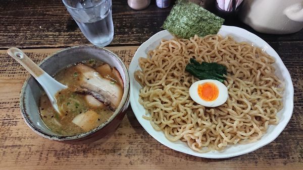 「百兵衛つけそば 850円 + 大盛（クーポン）」@中華そば・つけそば専門 百川の写真