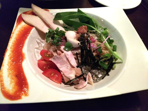 「ヴィネガー効いた冷やし中華　780円」@古民家BAR HINATA 白山店の写真