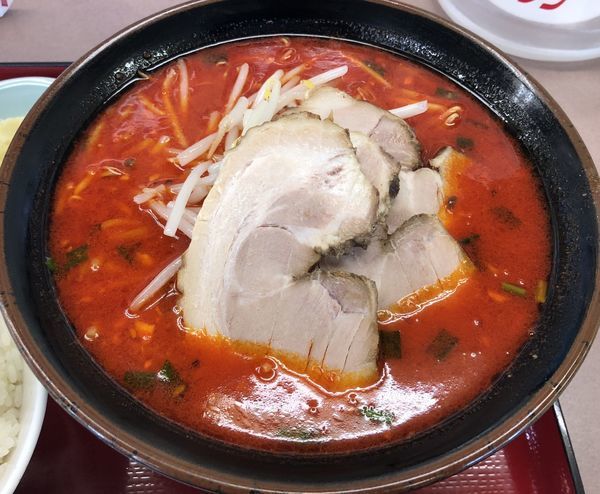 「大辛味噌ラーメン＋チャーシュー3枚」@くるまやラーメン 茨城協和店の写真