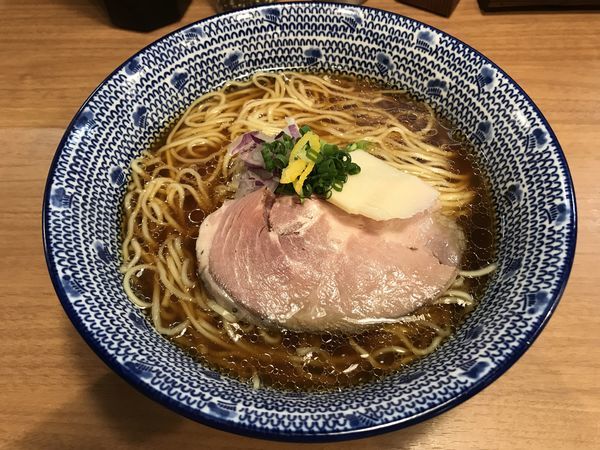 「鴨だし醤油らーめん＋クーポン大盛り」@麺屋福丸の写真