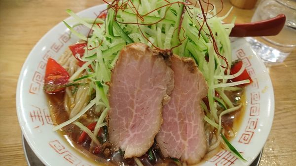 「冷やし中華（限定、大盛り無料）」@麺や 七彩 八丁堀店の写真