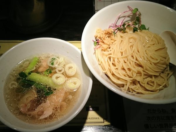 「塩生姜つけ麺 ￥900」@塩生姜らー麺専門店 MANNISHの写真