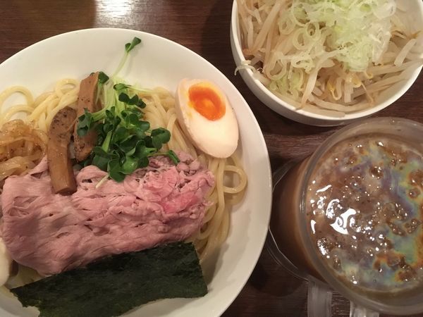 「【限定】牛冷しつけそば」@らーめん 和なり えんの写真