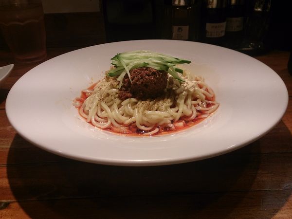 「成都汁なし担々麺(２辛)」@成都正宗担々麺 つじ田の写真