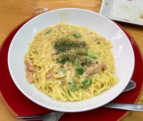 「カルボナーラ 850円」@九州大分ラーメン 麺恋亭 中華街店の写真