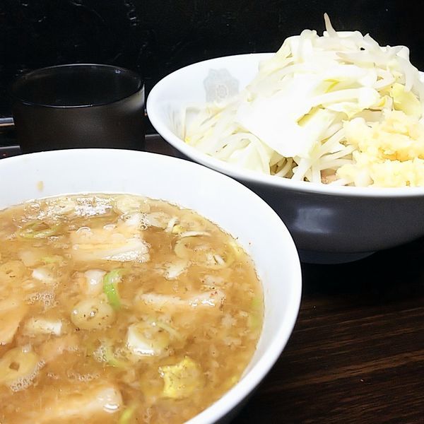 「つけめん（麺少な目・ヤサイ少な目・ニンニク・タマネギ）」@らーめん虎丸の写真