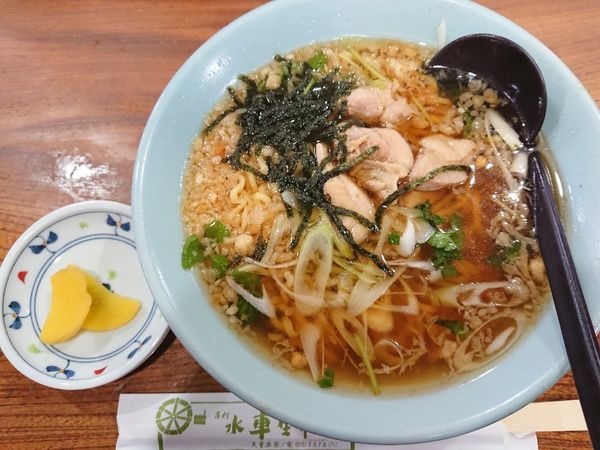 「元祖鳥中華」@手打ち 水車生そばの写真