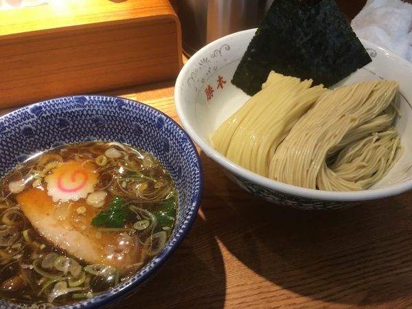 「清湯つけそば」@つけそば 神田勝本の写真