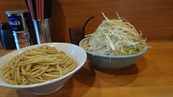 「つけ麺+ネギ」@ラーメン二郎 八王子野猿街道店2の写真