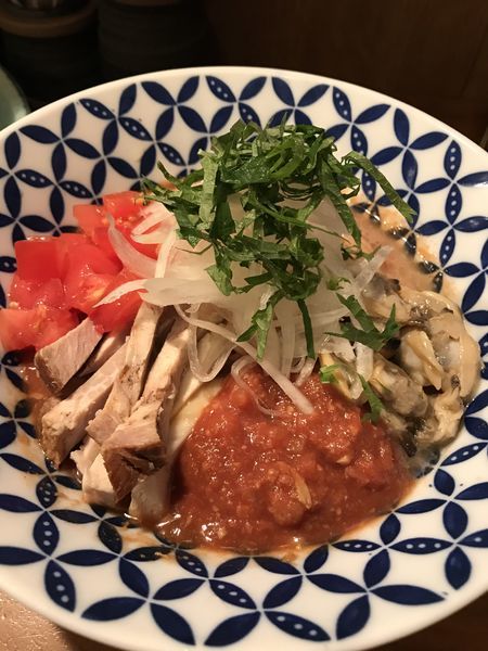 「トマトとあさりの冷製混ぜそば」@味香房 海居人の写真