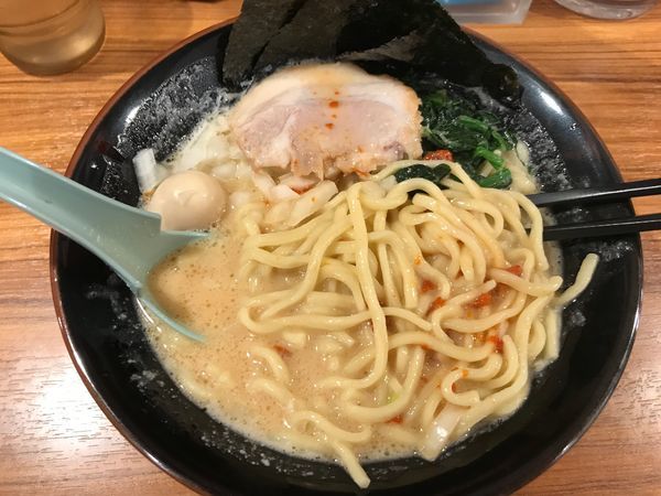 「ラーメン」@横浜家系ラーメン 壱角家 谷塚店の写真