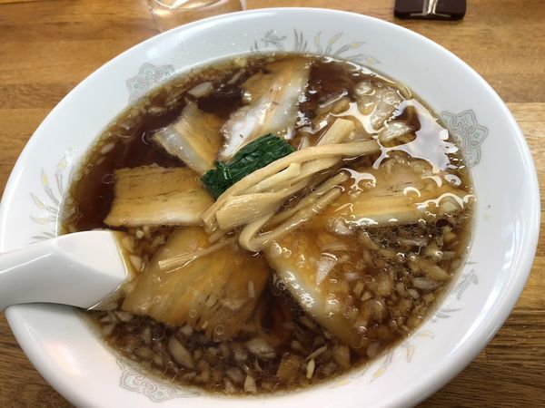 「チャーシューメンと餃子」@ラーメン若貴の写真