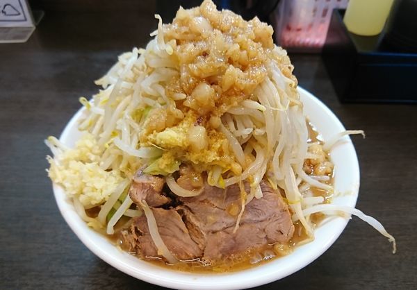「ラーメン(半分)730円」@ラーメンどでん 大宮店の写真