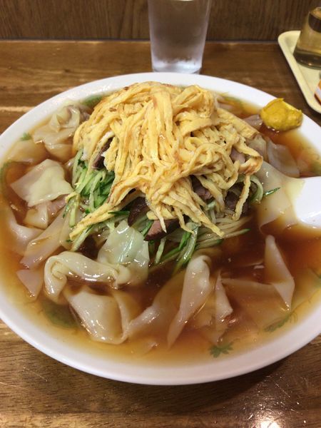 「冷やし中華わんたん麺」@わんたんやの写真