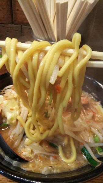 「味噌ラーメンニンニク野菜」@麺処 花田 上野店の写真