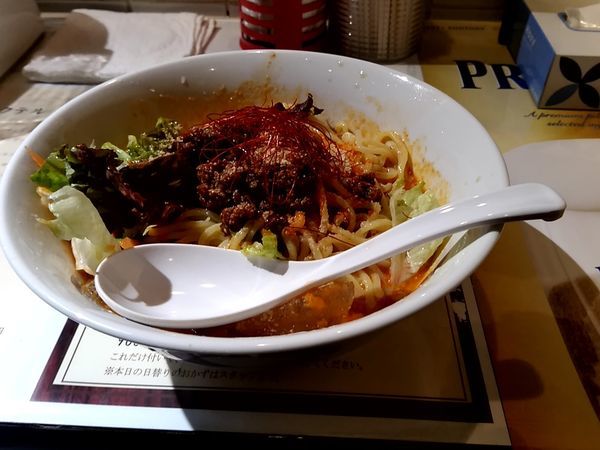 「冷し坦々麺(並盛・150g)710円」@陳麻家 高崎駅西口店の写真