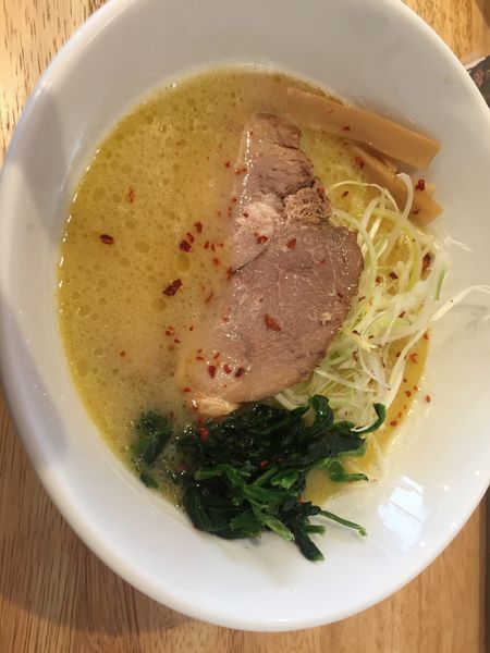 「鶏ポタらーめん@750」@麺屋三喜の写真