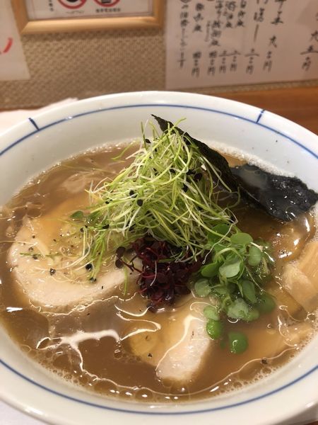「貝だし中華　900円」@別邸三く 中華蕎麦 萃の写真