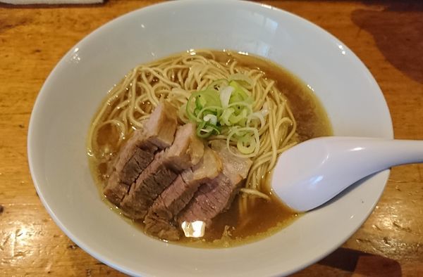 「肉そば(小)750円」@自家製麺 伊藤の写真