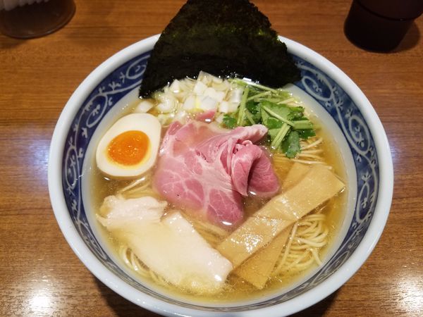 「煮干そば白醤油」@寿製麺よしかわ 川越店の写真