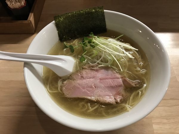 「香味そば塩」@麺屋 白鷺 -shirasagi-の写真
