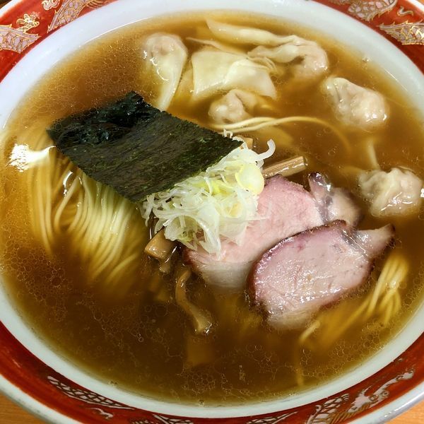 「ワンタンメン」@支那ソバ かづ屋の写真
