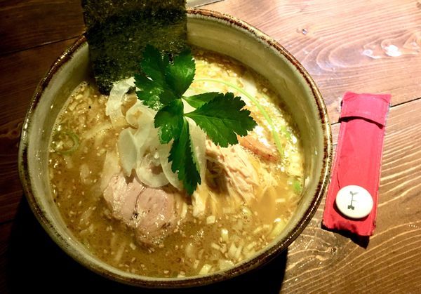 「鴨の濃い出汁そば」@神田とりそば なな蓮の写真