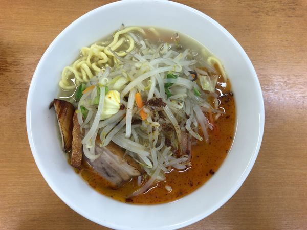 「鶏ぶた塩タンメン辛（大）940円」@富白 御徒町本店の写真