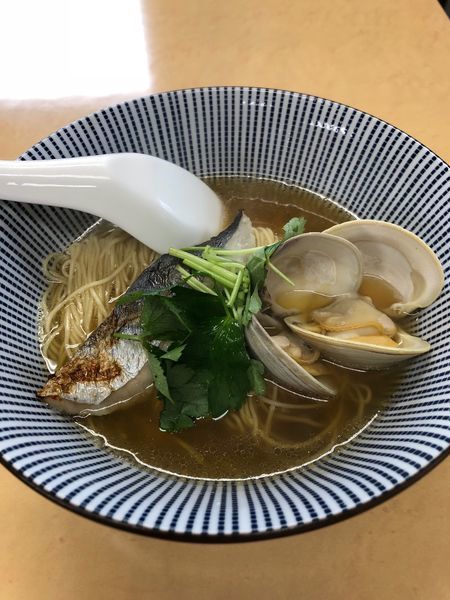 「限定A 鯵煮干とホンビノスの和風そば」@中華そば よしかわの写真