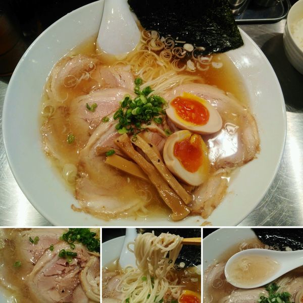 「特製金色煮干し中華そば  950円」@麺屋 愛心 TOKYO 町屋店の写真