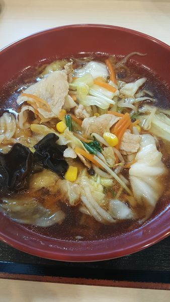 「野菜たっぷり中華そば」@ゆで太郎 錦町店の写真