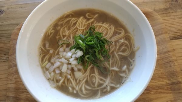 「かけそば（特濃）」@麺屋 花枇の写真