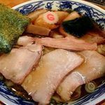 「焼豚ワンタン麺（１０７０円）」@白河手打中華そば 法隆の写真