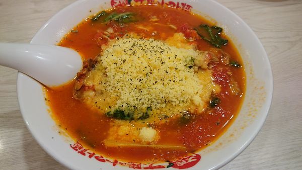 「太陽のチーズラーメン」@太陽のトマト麺 上野広小路支店の写真