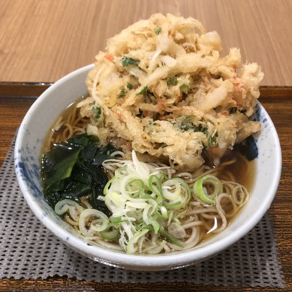 「【季節限定】大和まなのかき揚げ(¥400)」@しぶそば 二子玉川店の写真
