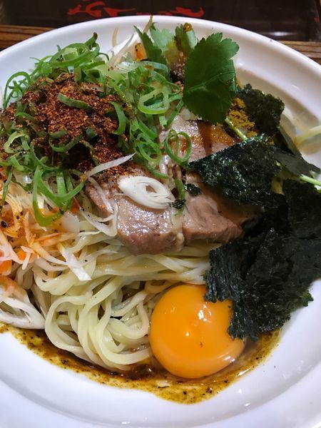 「カレーバン麺 (辛めオーダー)」@らーめんひの木の写真