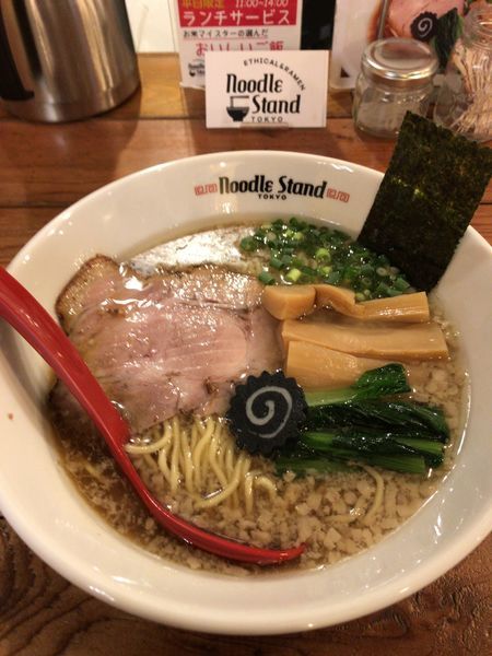 「背脂 KUROSHIO 煮干しラーメン ¥850」@Noodle Stand Tokyoの写真