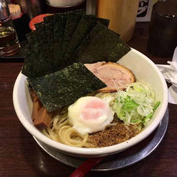 「のり油そば」@自家製太打麺 勢拉 稲毛店の写真