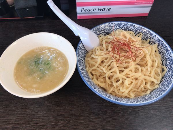 「濃厚鶏白湯つけ麺 塩 大盛 880円」@麺匠なべすけの写真