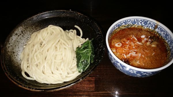 「坦坦つけ麺＋小ライス」@自家製麺ほうきぼし 神田店の写真