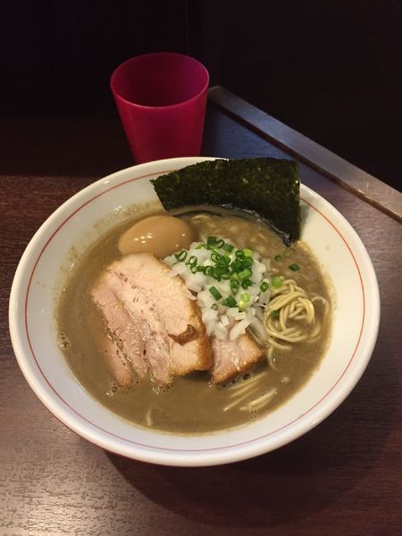 「濃厚煮干しそばトッピング味玉」@零一弐三の写真