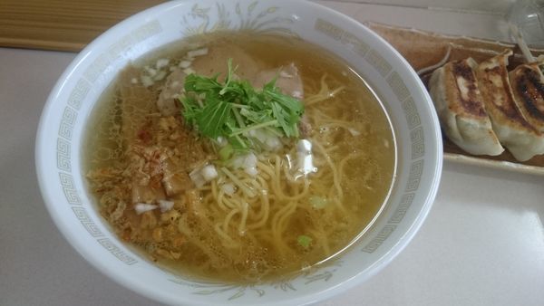 「塩ラーメン」@支那そば一麺 下広岡店の写真